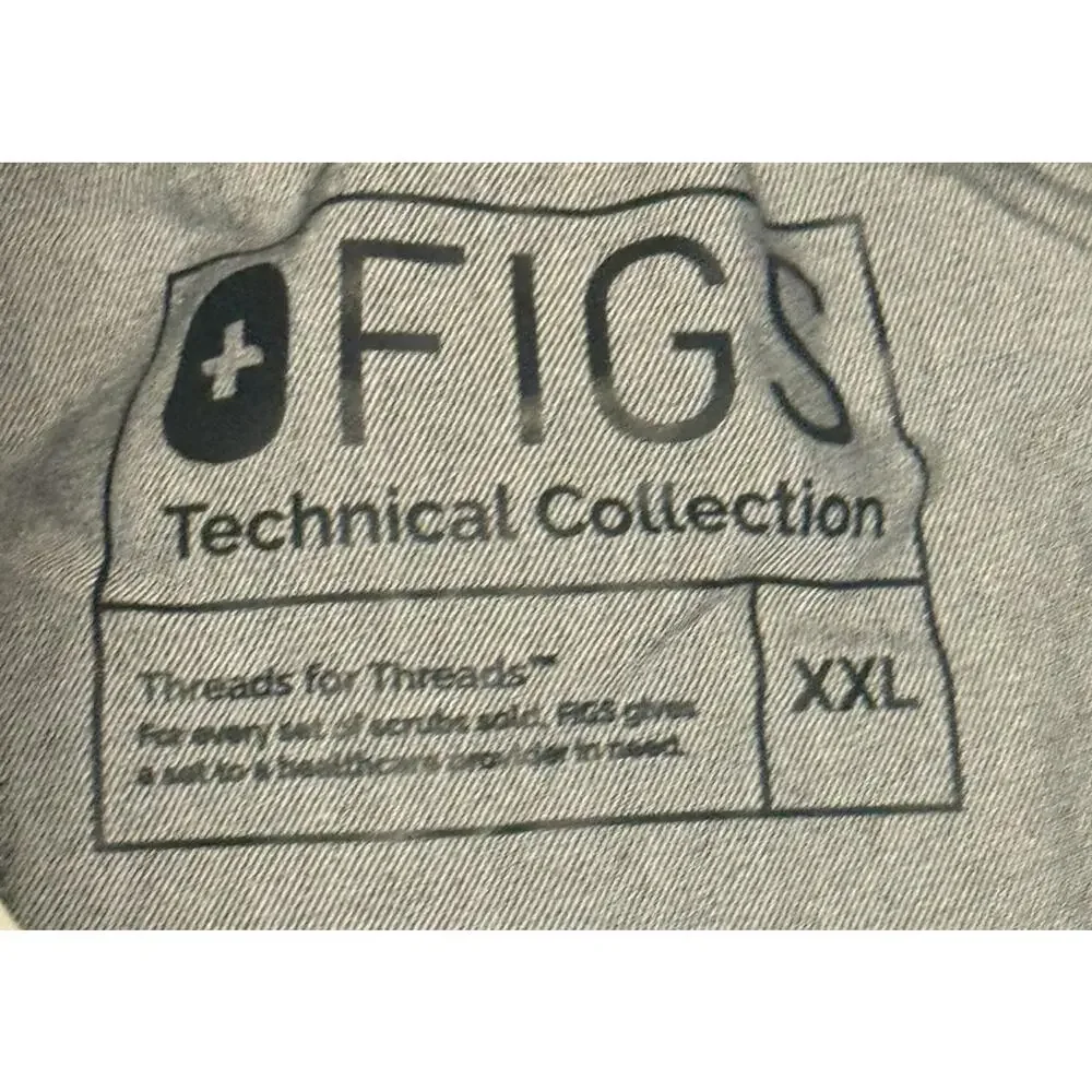 FIGS Cairo Mens 2XL Gray Cargo Scrub Pants TM3001 Technical Collection NWT
